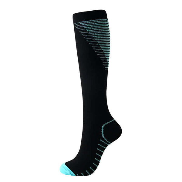 Anti-Fatigue Compression Socks for Travel Blue