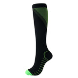 Anti-Fatigue Compression Socks for Travel Green