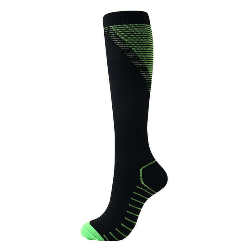 Anti-Fatigue Compression Socks for Travel Green