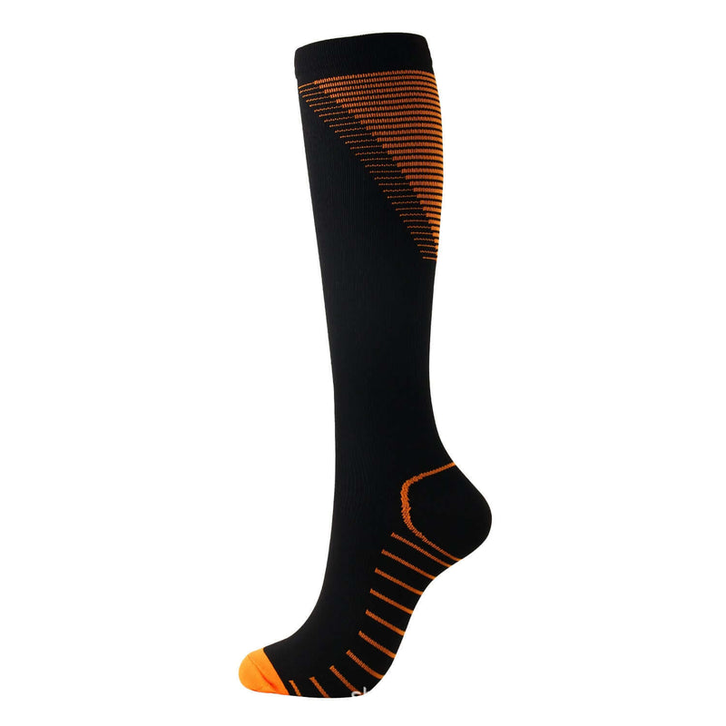 Anti-Fatigue Compression Socks for Travel Orange