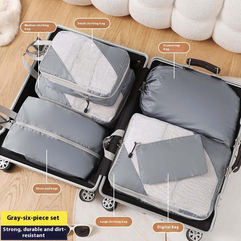 Compression Packing Cubes for Travel  Grey 3