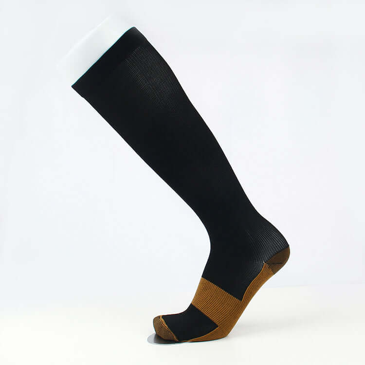 Lightweight Travel Compression Socks Black 2