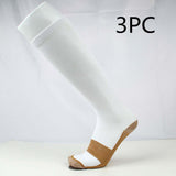 Lightweight Travel Compression Socks White 3P