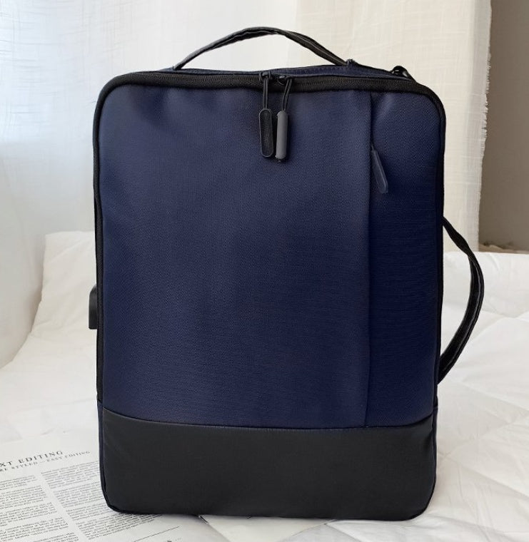 Men’s Waterproof Business Travel Backpack Blue