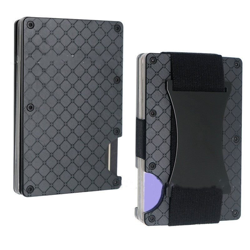 RFID-Blocking Slim Metal Card Holder Black 3