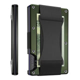 RFID-Blocking Slim Metal Card Holder Green